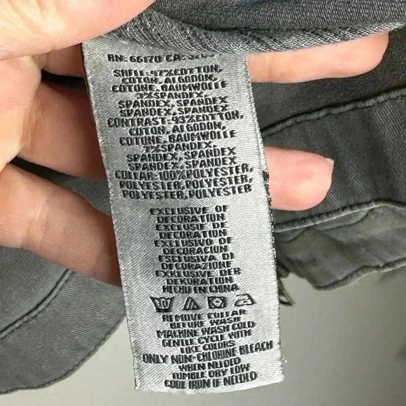 Anthropologie Marrakech Faux Fur Aviator Moto Jacket | Olive Grey | Size M - Picture 10 of 16